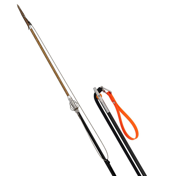 Scuba Choice Hybrid Hawaiian Spearfishing Sling Travel with 3 Piece Pole  Spear & Prong Tip, 9