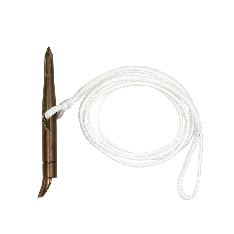 Heahunter Spearfishing Warhead cable slip tip rigged with spectra line for softer flesh fish and prevent kinked steel cable lines